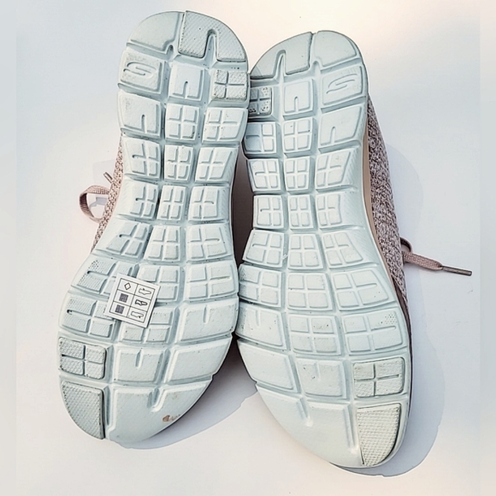 SKECHERS PINK MEMORY FOAM DUAL-LITE WOMEN'S SNEAKERS SHOES - Picture 6 of 8